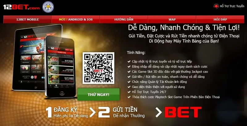 Quy trình tải app 12bet về điện thoại